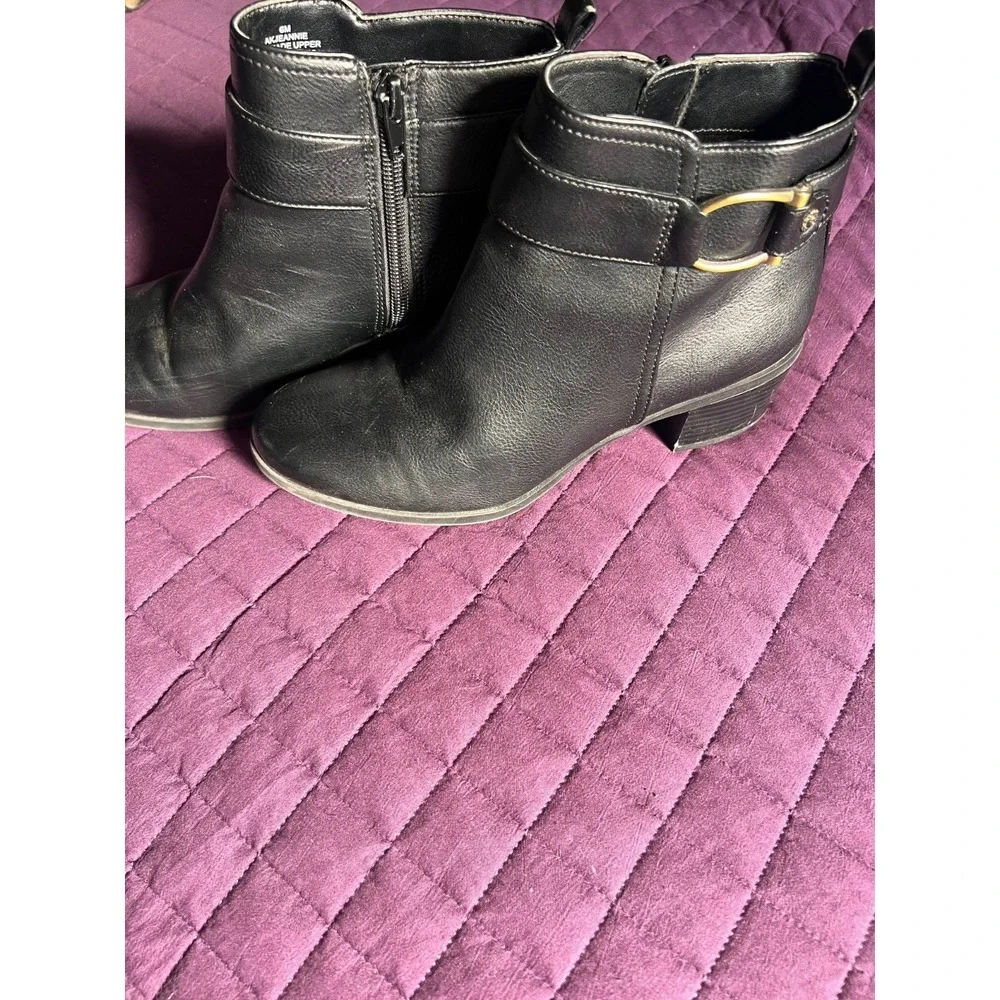 Women's Anne Klein iFlex‎ Black Jeannie Boots Size 6